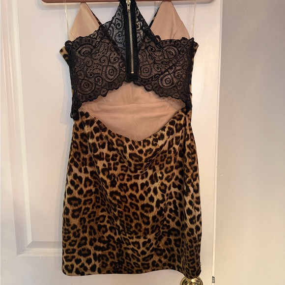 Emerald Sundae Animal Print Dress - Picture 2 of 3